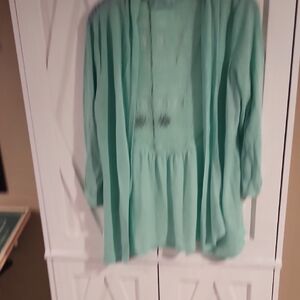 Maurices Mint Green Cardigan
